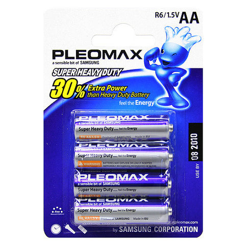 4 Pack AA Size Batteries