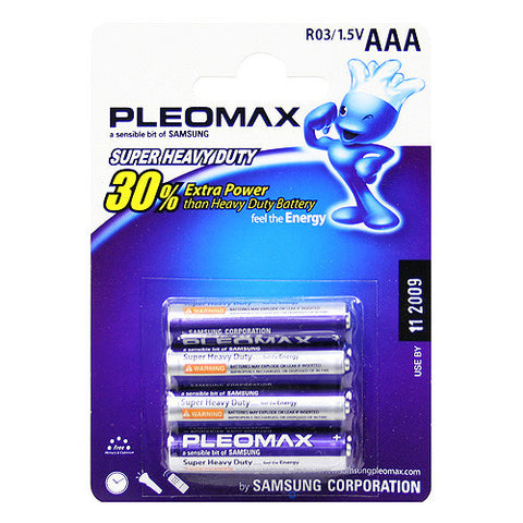 4 Pack AAA Size Batteries