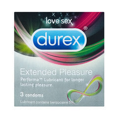 Durex Extended Pleasure (Performa) 3's